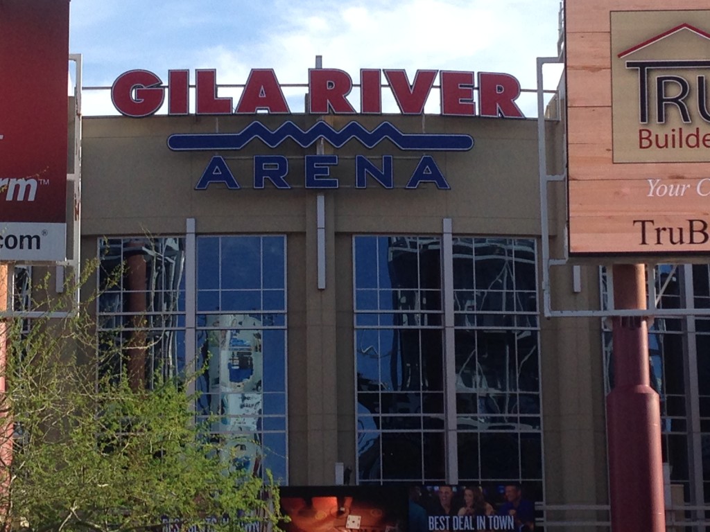 Gila River Arena entrance