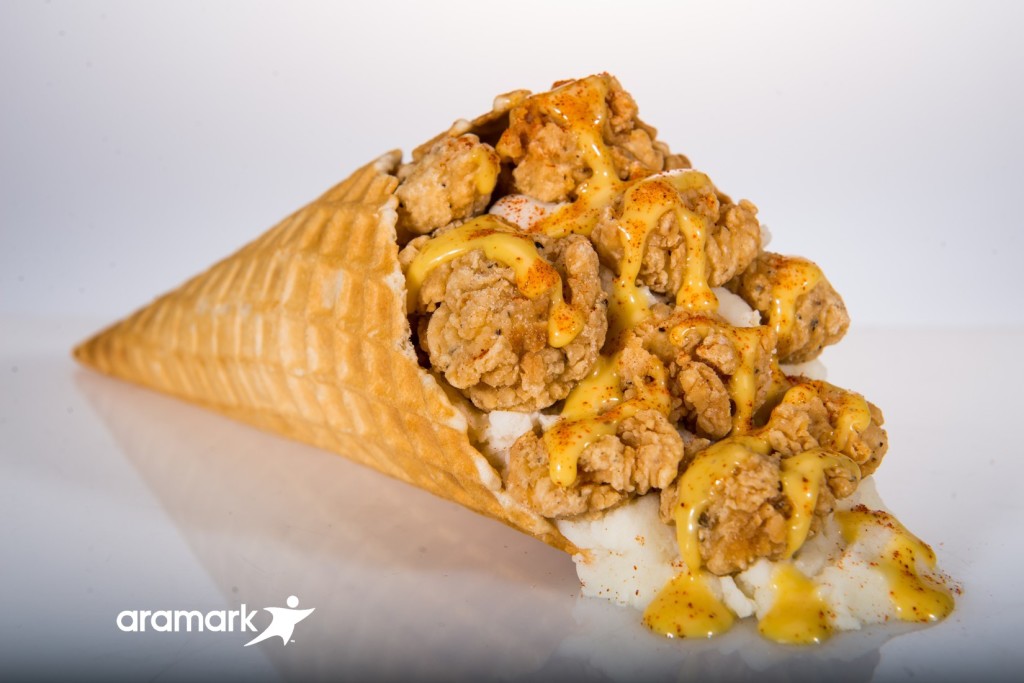 Chicken Waffle Cone (courtesy of Aramark)