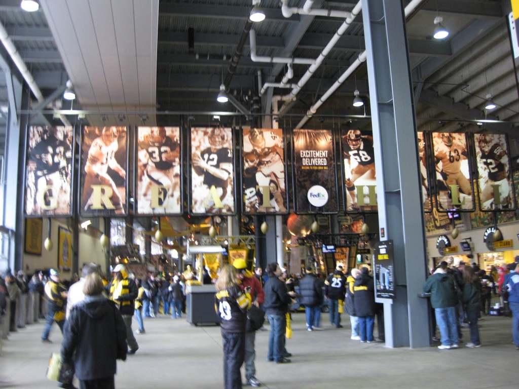 The Great Hall at Acrisure Stadium, home of the Pittsburgh Steelers