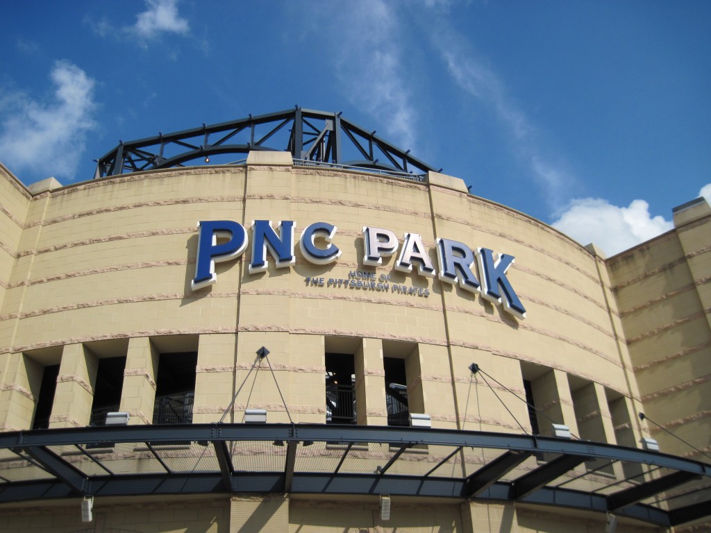 Exterior of PNC Park, home of the Pittsburgh Pirates