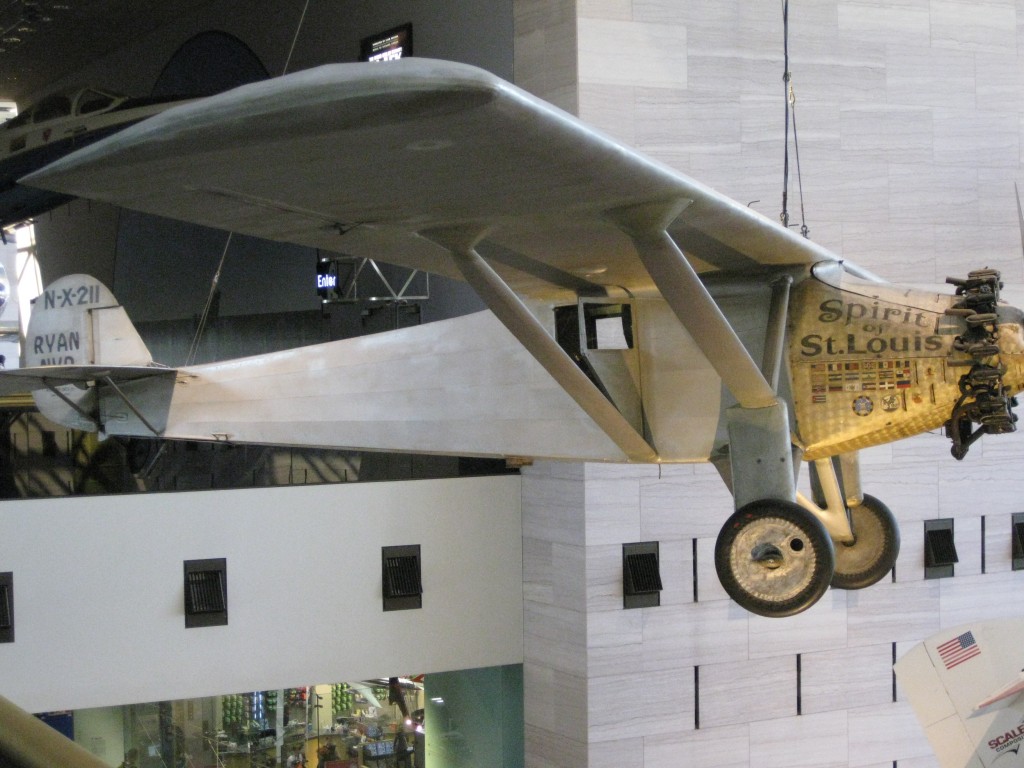 Spirit of St. Louis at the National Air and Space Museum Washington sports travel