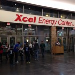 Entrance to the Xcel Energy Center, home of the Minnesota Wild