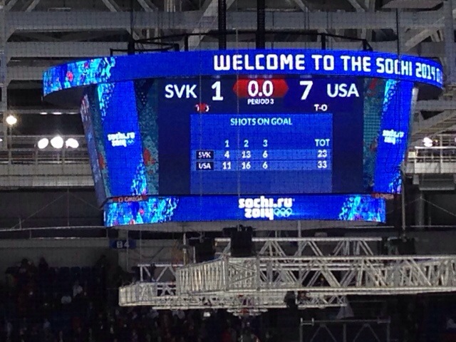 2014 Winter Olympics Sochi hockey USA vs Slovakia