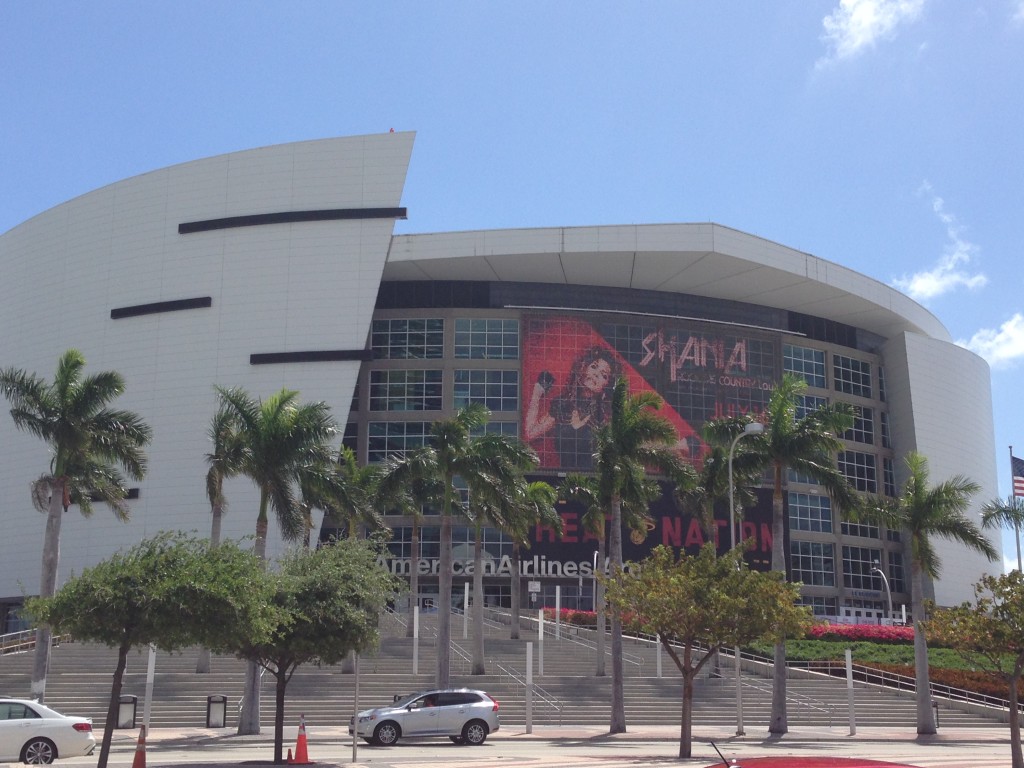 AmericanAirlines Arena NBA road trips