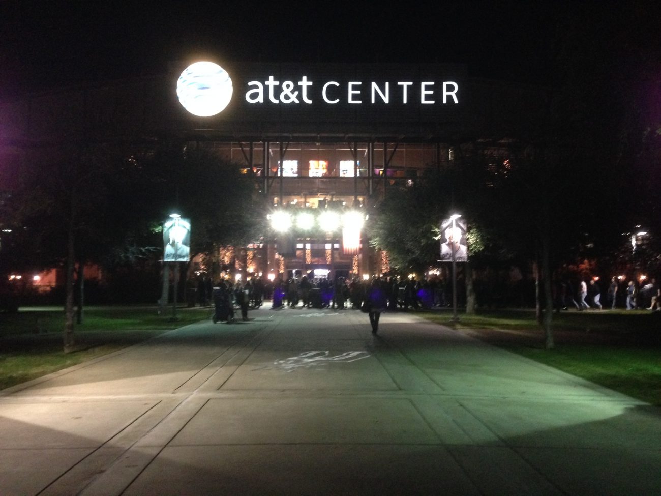 at&t center map