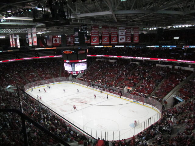 PNC Arena PNC Arena Carolina Hurricanes NC State Wolfpack events tickets parking hotels seating food