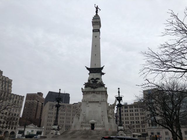 Soldiers and Sailors Monument Indianapolis sports travel