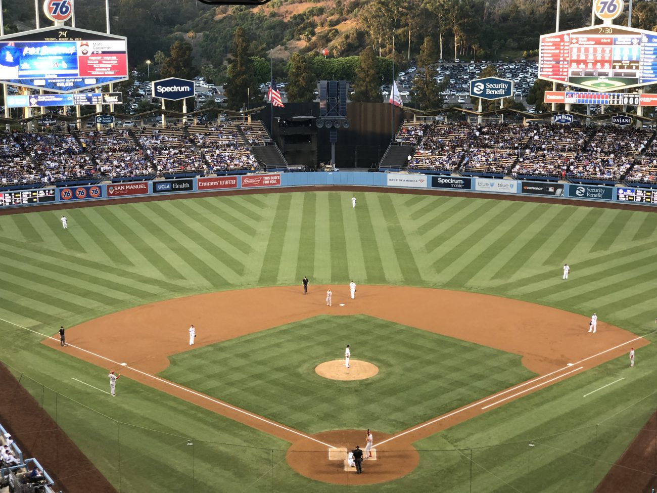 Dodger Stadium And The Evolution Of Ballpark Attractions Itinerant Fan