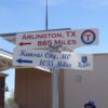 Stadium milepost