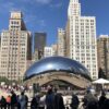 Chicago Cloud Gate sculpture Grant Park