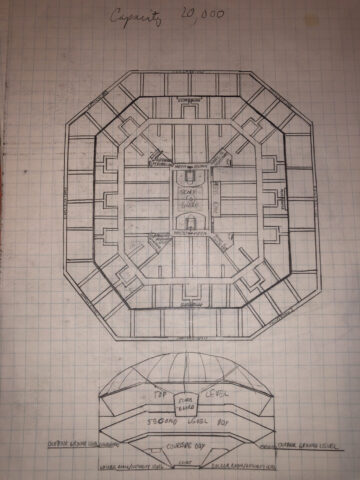 Arena doodle stadium drawings diagrams
