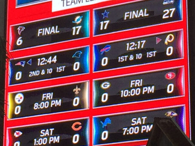 nfl score board