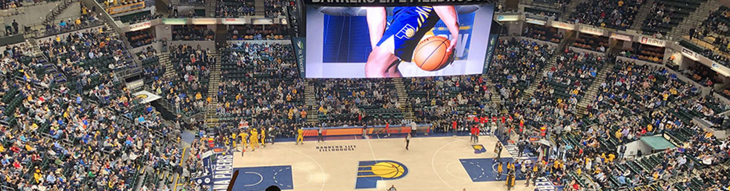 Gainbridge Fieldhouse, home of the Indiana Pacers. Read our guide for more on events, tickets, parking, seating, hotels and food.