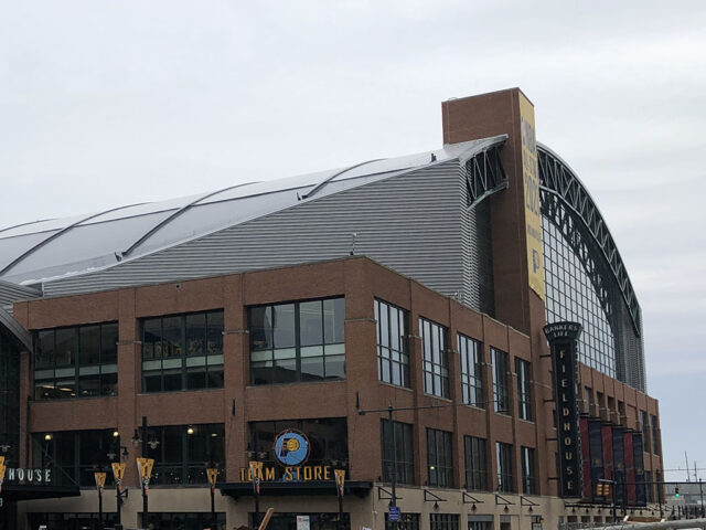 Gainbridge Fieldhouse, home of the Indiana Pacers. Read our guide for more on events, tickets, parking, seating, hotels and food.
