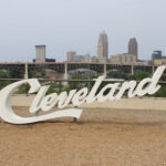 Cleveland script sign
