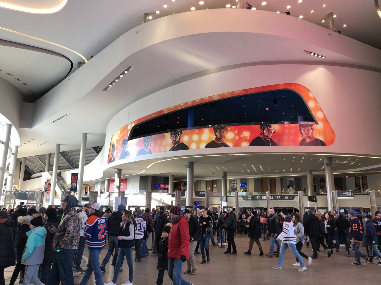 Rogers Place - The Edmonton Oilers pop-up store located