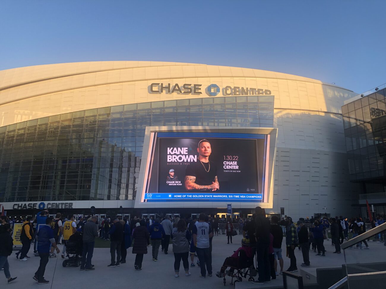 chase center outside