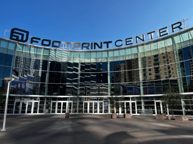 Entrance to Footprint Center, home of the Phoenix Suns