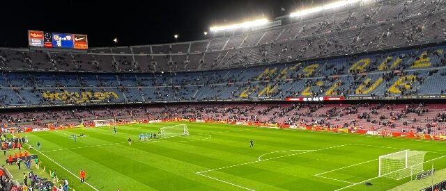 Camp Nou in Barcelona, Spain, home of FC Barcelona