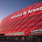 Exterior of Allianz Arena, home of FC Bayern Munich