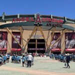 Home plate entrance gate at Angel Stadium of Anaheim