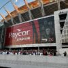 Exterior signage at Paycor Stadium, home of the Cincinnati Bengals