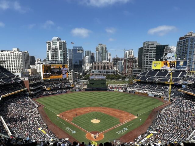 View of the field at Petco Park, home of the San Diego Padres