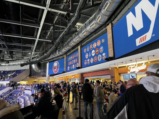 Tailgate Bar at UBS Arena, home of the New York Islanders