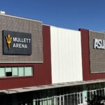 Entrance to Mullett Arena, home of the Arizona Coyotes