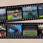 The year 2022 in review on Itinerant Fan, with eight photos of stadium visits