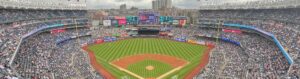 Panoramic view of Yankee Stadium in New York City