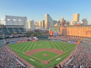 Camden Yards home plate view