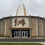 The main building of the Pro Football Hall of Fame complex in Canton, Ohio