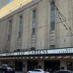 Marquee in front of the former Maple Leaf Gardens in Toronto, now Mattamy Athletic Centre