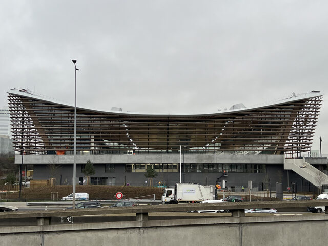 The newly constructed Paris Aquatic Center in Saint-Denis will host diving and water polo at the 2024 Olympic Games
