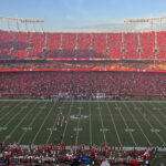 View of the seating bowl at GEHA Field at Arrowhead Stadium, the NFL's fourth-largest stadium by capacity