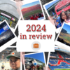 Photo collage showing the sports trips taken by Itinerant Fan in 2024