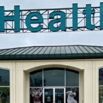 Exterior signage in front of Sutter Health Park in West Sacramento, California