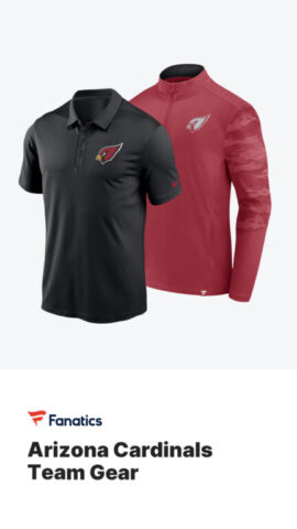 Buy Arizona Cardinals gear on Fanatics (advertisement)
