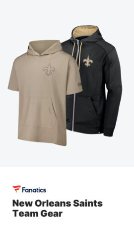 Buy New Orleans Saints gear on Fanatics (advertisement)
