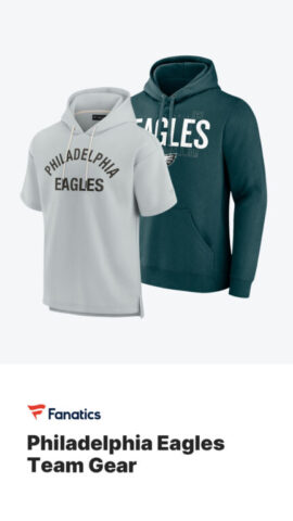 Buy Philadelphia Eagles gear on Fanatics (advertisement)