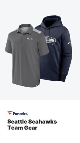Buy Seattle Seahawks gear on Fanatics (advertisement)