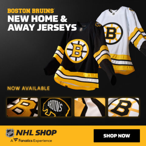 Buy Boston Bruins jerseys on NHLshop.com (advertisement)