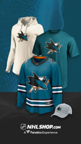 Buy San Jose Sharks gear on NHLshop.com (advertisement)