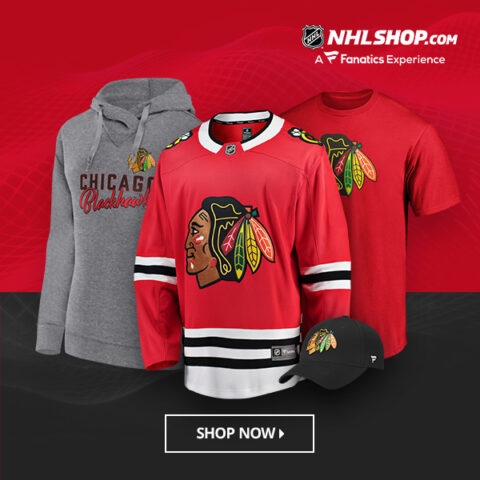 Buy Chicago Blackhawks gear on NHLshop.com (advertisement)