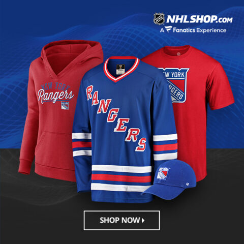 Buy New York Rangers gear on NHLshop.com (advertisement)
