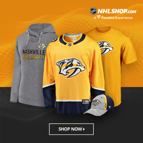 Buy Nashville Predators gear on NHLshop.com (advertisement)