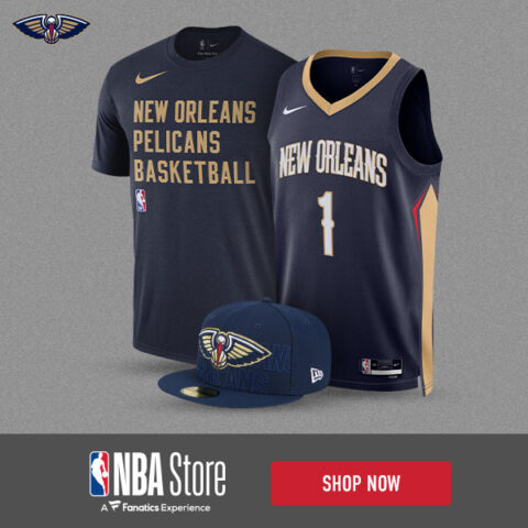 Buy New Orleans Pelicans gear on NBAStore.com (advertisement)