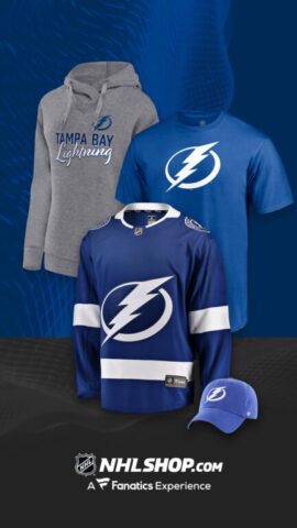 Buy Tampa Bay Lightning gear on NHLshop.com (advertisement)
