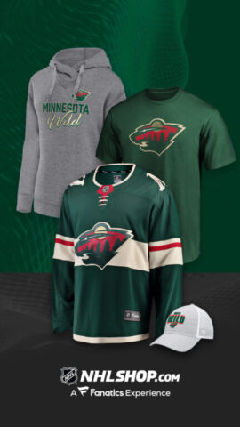 Buy Minnesota Wild gear on NHLshop.com (advertisement)
